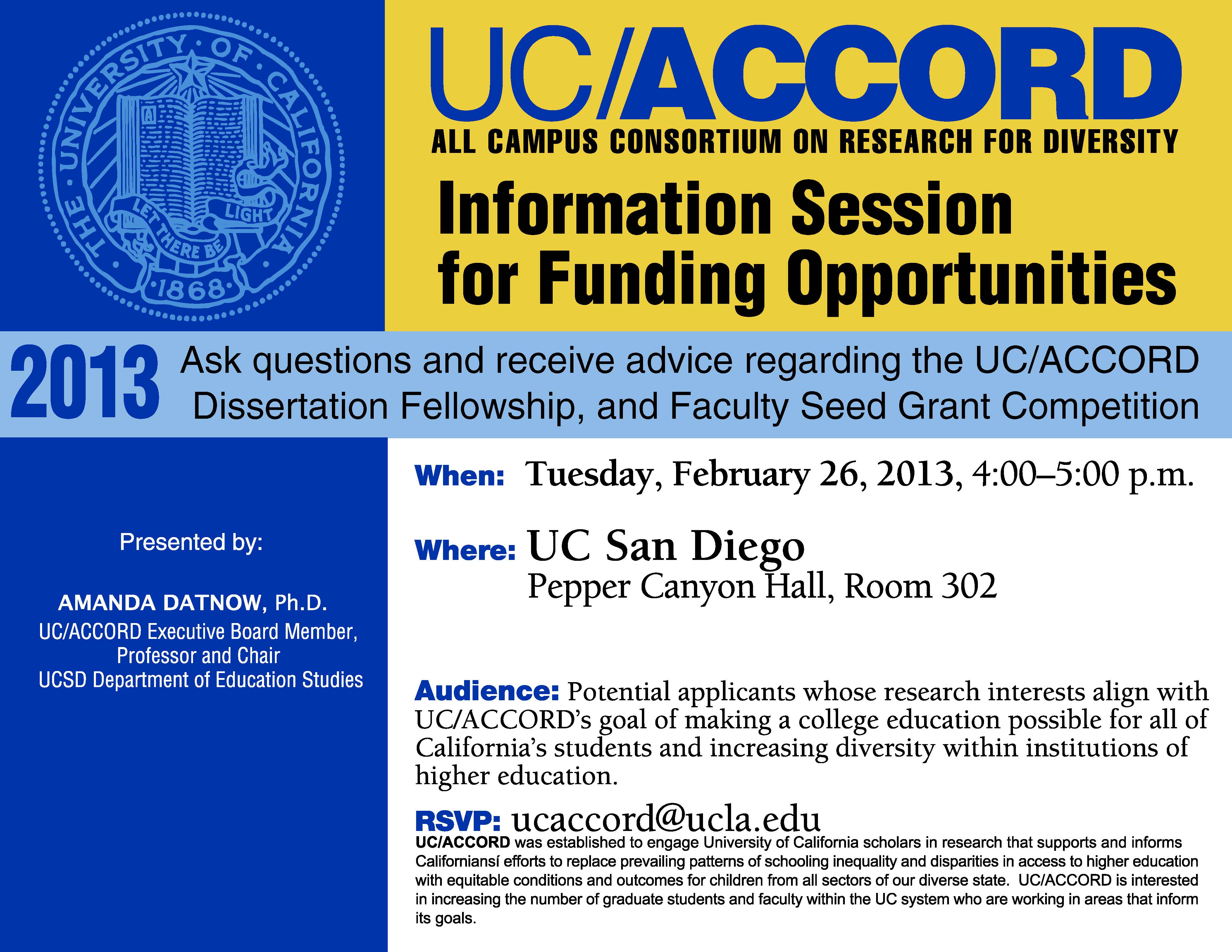 UCSD info session