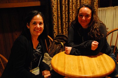 New fellows L. Esthela Bañuelos and Nicole Hidalgo
